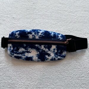 Blue Tie Dye Belt Bag / Fanny Pack